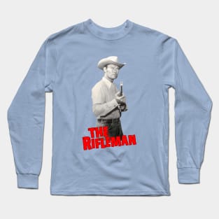 The Rifleman - Chuck Connors - 50s Tv Western Long Sleeve T-Shirt